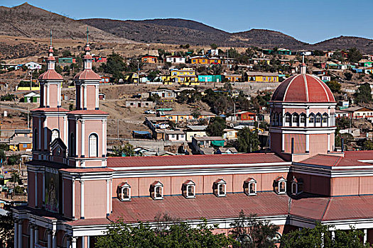 智利,大,大教堂,教堂,俯视图