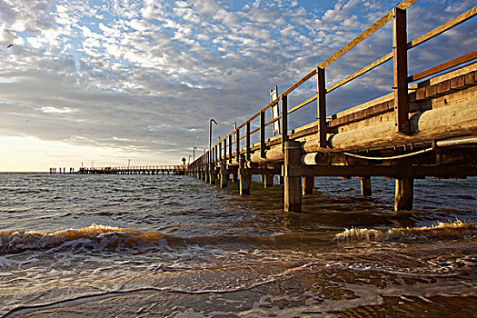 码头,弗雷泽岛,沙,国家公园,昆士兰,澳大利亚,大洋洲