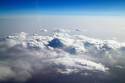 空中,航空,航拍,俯瞰,鸟瞰,云层,大地