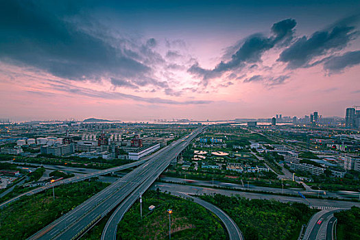 中国广东深圳前海城市风光