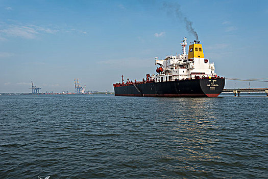 船,接近,港口,高知,喀拉拉,印度,亚洲