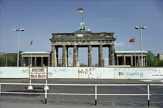 柏林墙,勃兰登堡门,柏林,德国