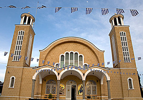 教堂,塞浦路斯,希腊,欧洲