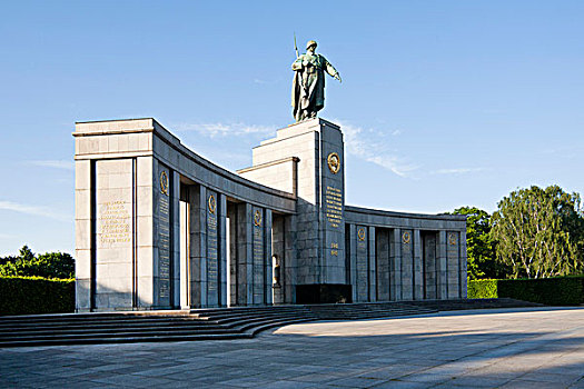 苏联,战争纪念碑,格罗塞尔,蒂尔加滕,路,街道,地区,柏林,德国,欧洲