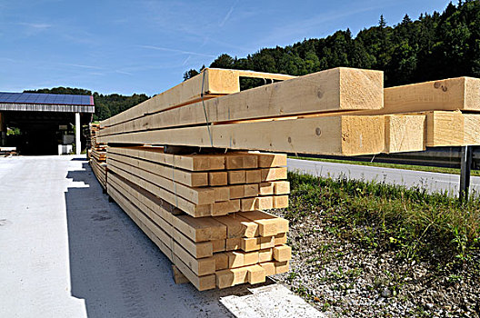 木材,木头,工厂,巴伐利亚,德国,欧洲