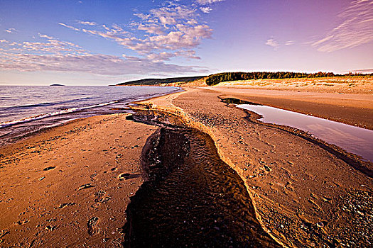 因弗内斯,海滩,布雷顿角岛,新斯科舍省,加拿大