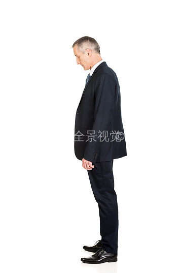 全身,侧面视角,商务人士,站立_高清图片_全景视觉