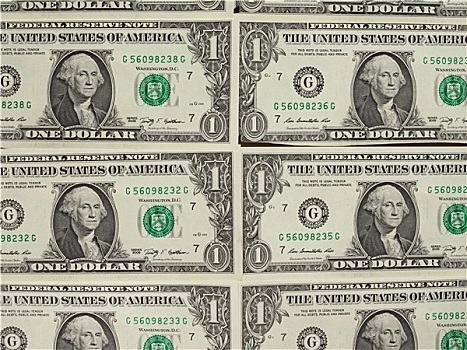 美元,钞票,1美元