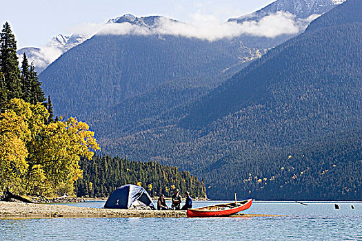 鲍伦湖,省立公园,不列颠哥伦比亚省,加拿大