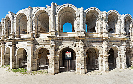 古罗马竞技场,今日,斗牛场,世界遗产,阿尔勒,法国,欧洲