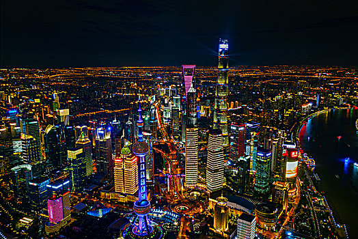 上海陆家嘴城市之夜