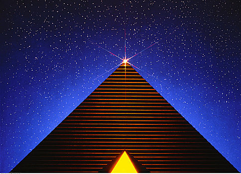 金字塔,星星