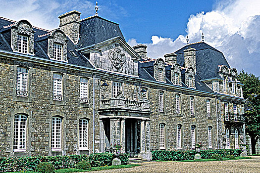 法国,布列塔尼,伊勒-维莱讷省,35岁,城堡