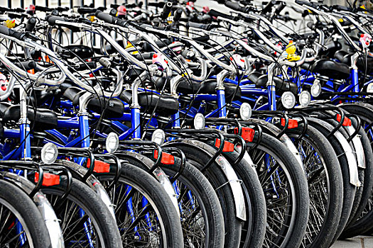 自行车,自行车出租,设施,柏林,德国,欧洲