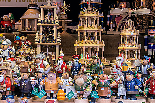 木质,假日,金字塔,吸烟,圣诞市场,美因茨,德国