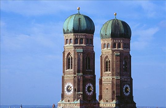 圆顶,圣母教堂,慕尼黑,德国