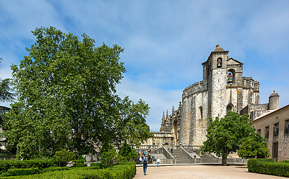 城堡,圣殿骑士,联合国文化遗产,托马尔,圣塔伦,地区,葡萄牙,欧洲