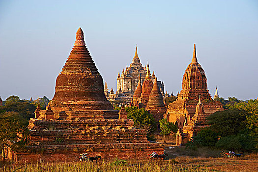 寺庙,蒲甘,缅甸,亚洲