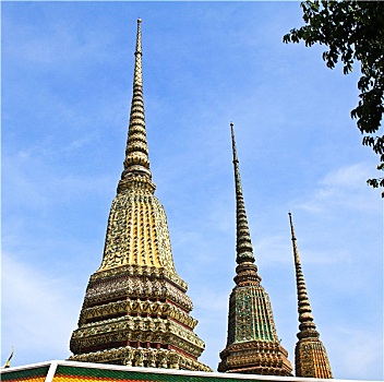 古老,塔,契迪,寺院,庙宇,泰国