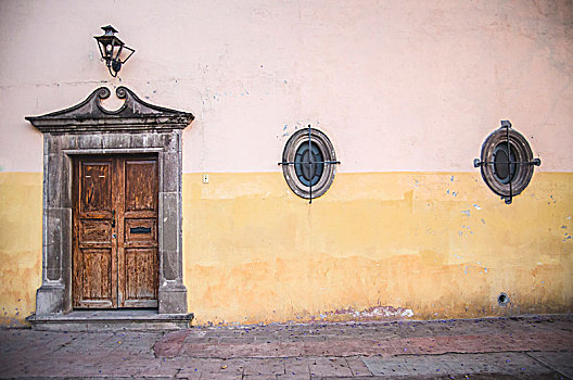 户外,房子,特写,圣米格尔,瓜纳华托,墨西哥,门,建筑