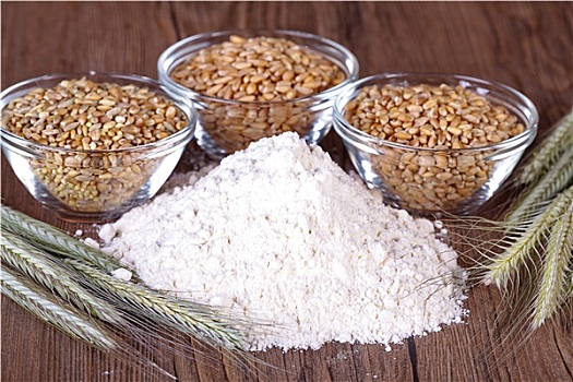 小麦作物,面粉