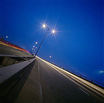 汽车,尾灯,高速公路