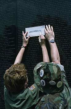 伴侣,墙壁,战争纪念碑,越战纪念碑,华盛顿特区,美国