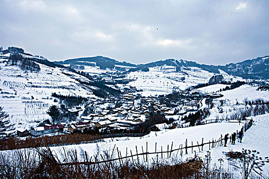 雪乡,雪村,吉林,临江市,村庄,山村,乡村,冬季,雪野,寒冷,农家,接待,旅游,松岭,东北,风情