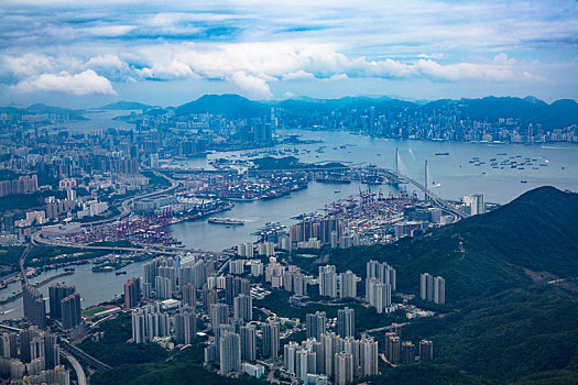 航拍香港特别行政区