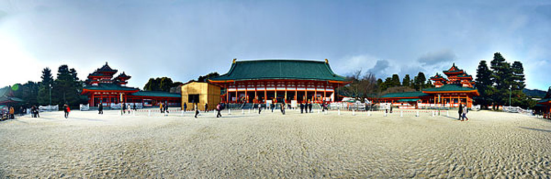 京都,平安,神宫,神社,日本,关西