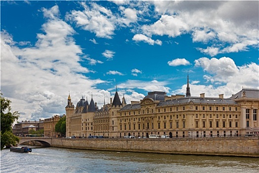塞纳河,巴黎古监狱,巴黎,法国