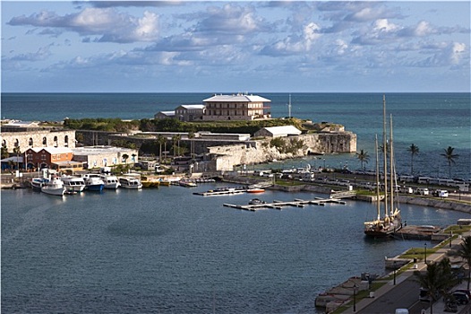 港口,哈密尔顿,百慕大,岛屿