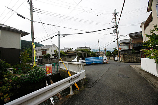 日本,岚山,民居