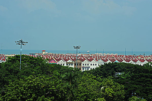 malaysia,melaka,modern,building,in,the,forest