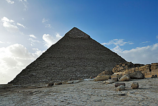 胡夫金字塔,吉萨金字塔,开罗,埃及,非洲