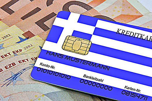 信用卡,卡,支付,希腊