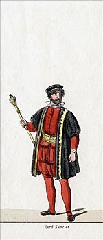 英国大法官,服饰,设计,演奏,亨利三世,19世纪,艺术家,未知