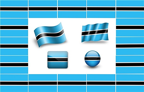 旗帜,博茨瓦纳,象征