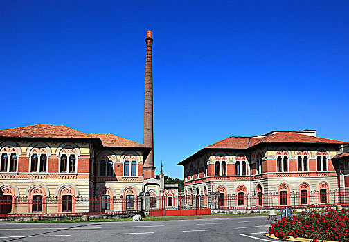 大门,纺织品,工厂,工业,纪念建筑,伦巴第,意大利,欧洲