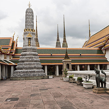漂亮,寺院,庙宇,曼谷,泰国