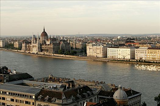 布达佩斯,国会大厦,多瑙河