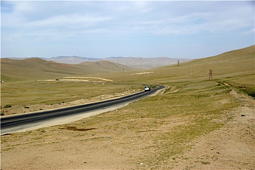道路,蒙古