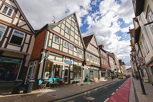 德国古老的小镇街景