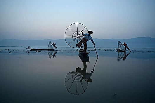 亚洲,缅甸,茵莱湖