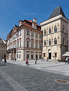 国家,画廊,老,城镇,布拉格,捷克共和国,欧洲