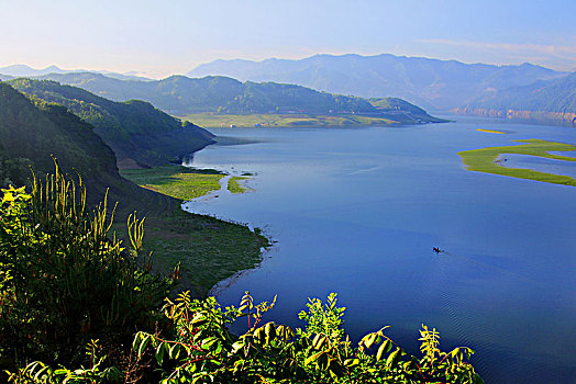 绿江风景