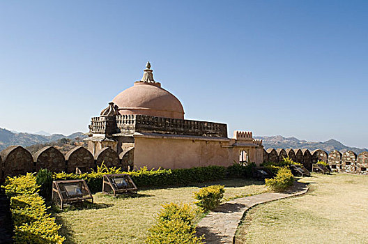 堡垒,山,地区,拉贾斯坦邦,印度