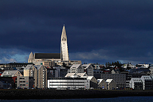 冰岛,雷克雅未克,教堂