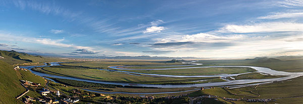 黄河九曲风景