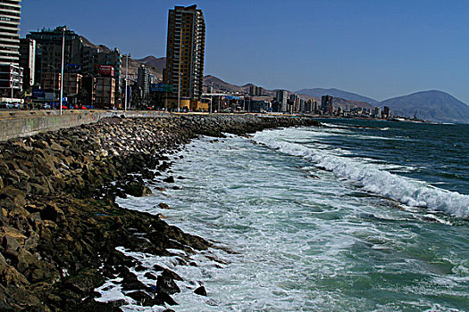 港湾景色,安托法加斯塔,智利